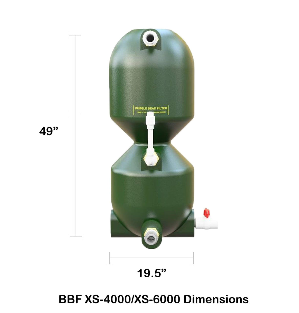 AST Bubble Bead Filter XS4000, The Original Bead Filter, Pond Filtration Solution, Perfect for Koi Ponds up to 4000 Gallons, Pond Media Included, Media Lasts Forever