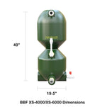 AST Bubble Bead Filter XS4000, The Original Bead Filter, Pond Filtration Solution, Perfect for Koi Ponds up to 4000 Gallons, Pond Media Included, Media Lasts Forever