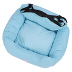 Car Seats Carrier Bed Small Dog Car Seat Pet Travel Carrier Bed PU Leather Dog Car Seat for Small Dogs Premium Dog Car Seat Portable Car Travel