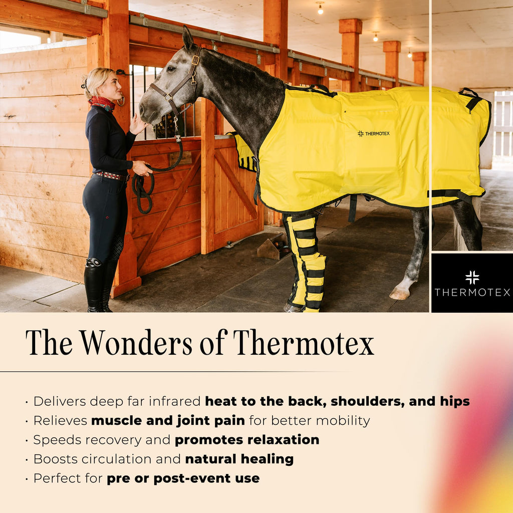 Horse/Equine Blanket, 12 Far Infrared Heat Inserts