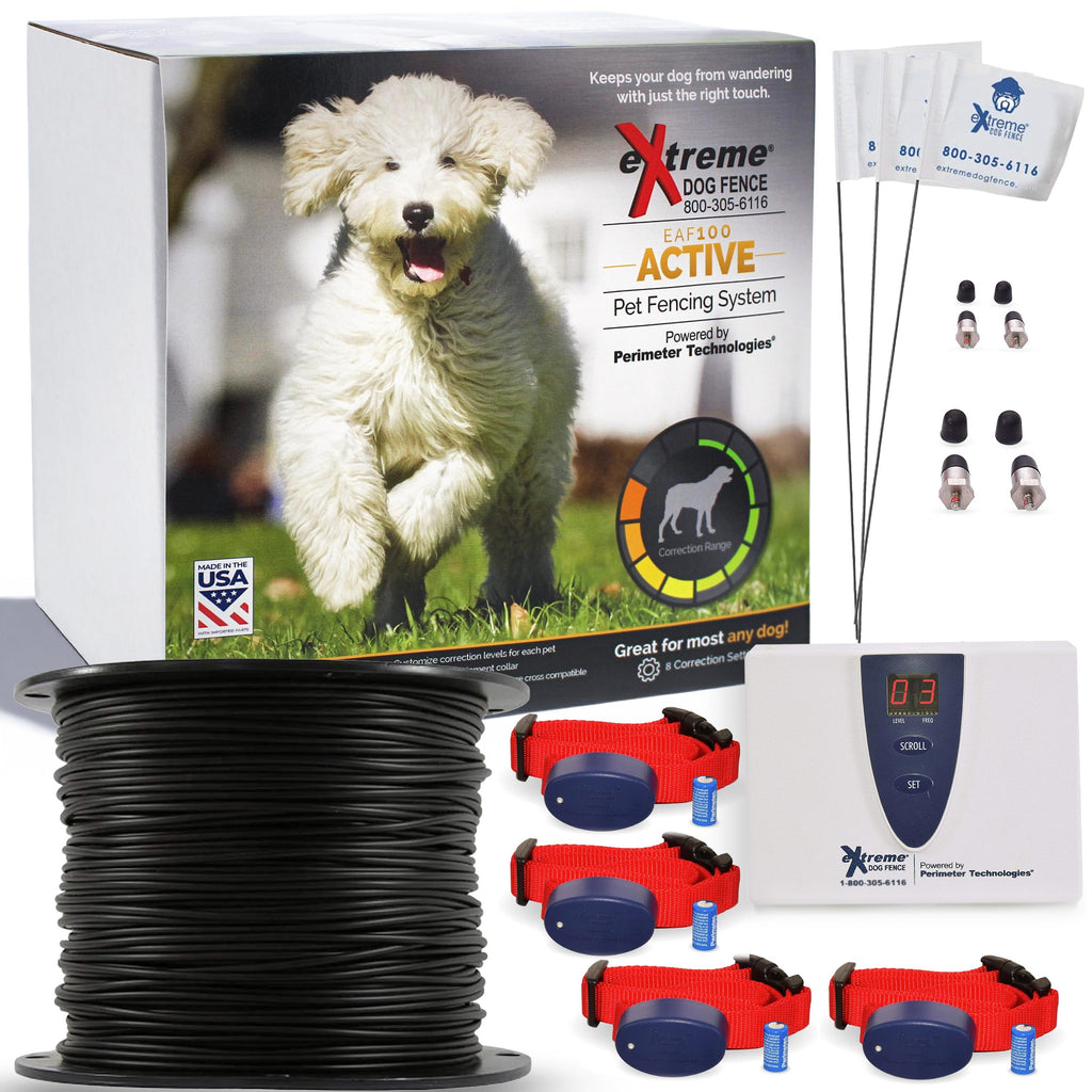 Underground Electric Dog Fence Kit, Standard, 1-Dog, 500 ft, DIY Install