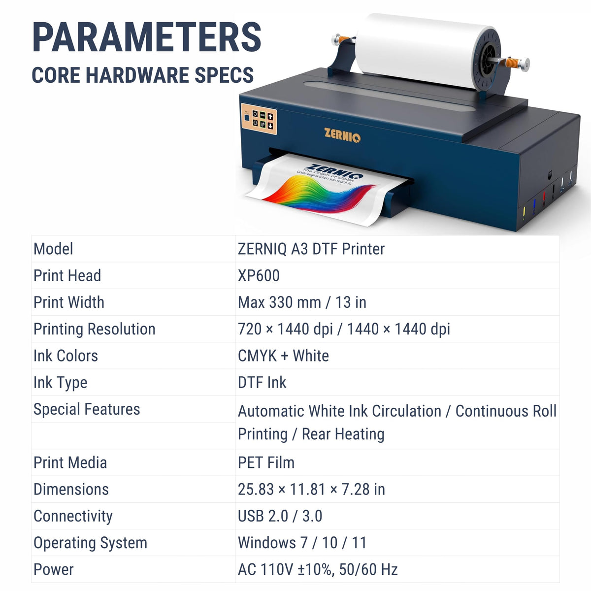 A3 DTF Printer for T-Shirts