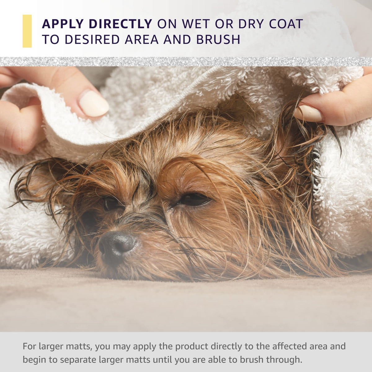 Hydra Professional Ultra Dematting and Finishing Spray for Dogs and Cats, Suitable for Pets with Long Hair, 169 fl.oz
