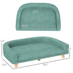 Pet Sofa Couch Bed with Washable Cushion for Large Dogs and Cats