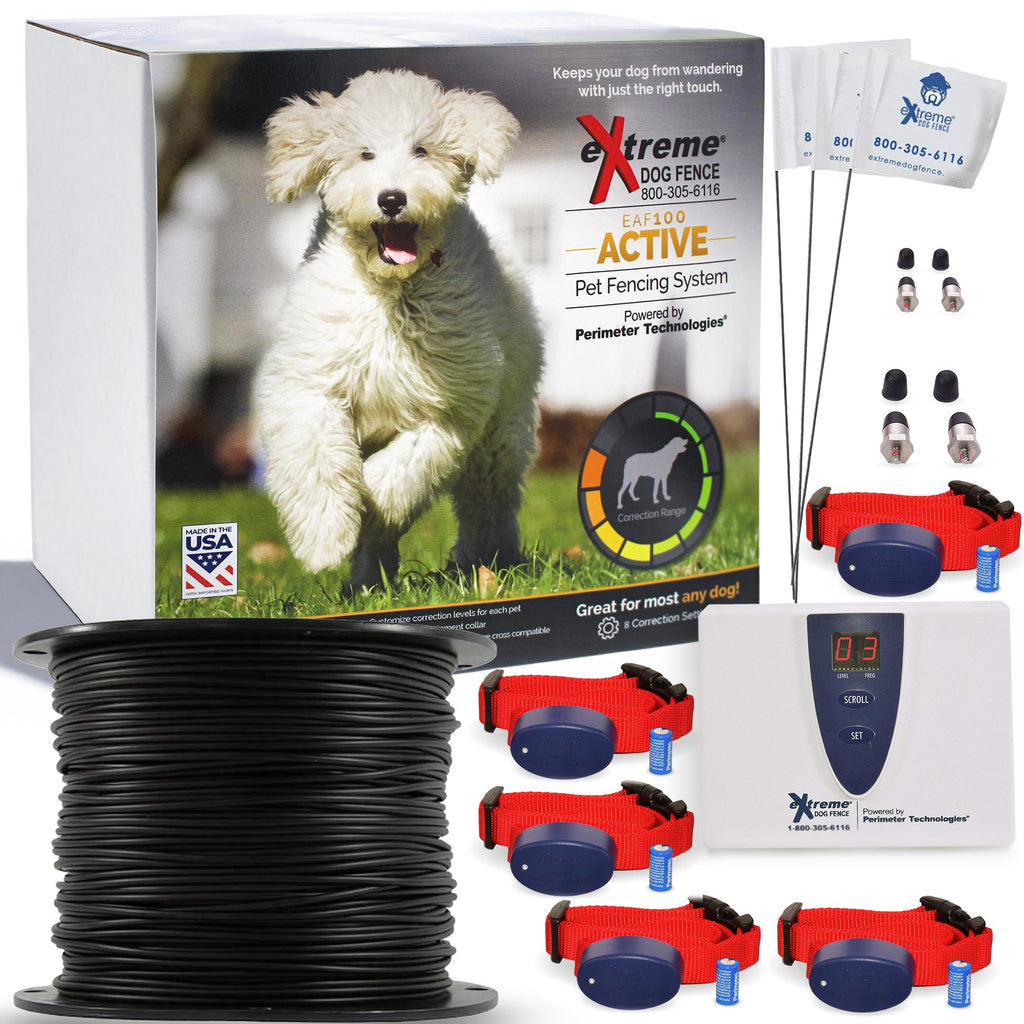 Underground Electric Dog Fence Kit, Standard, 1-Dog, 500 ft, DIY Install