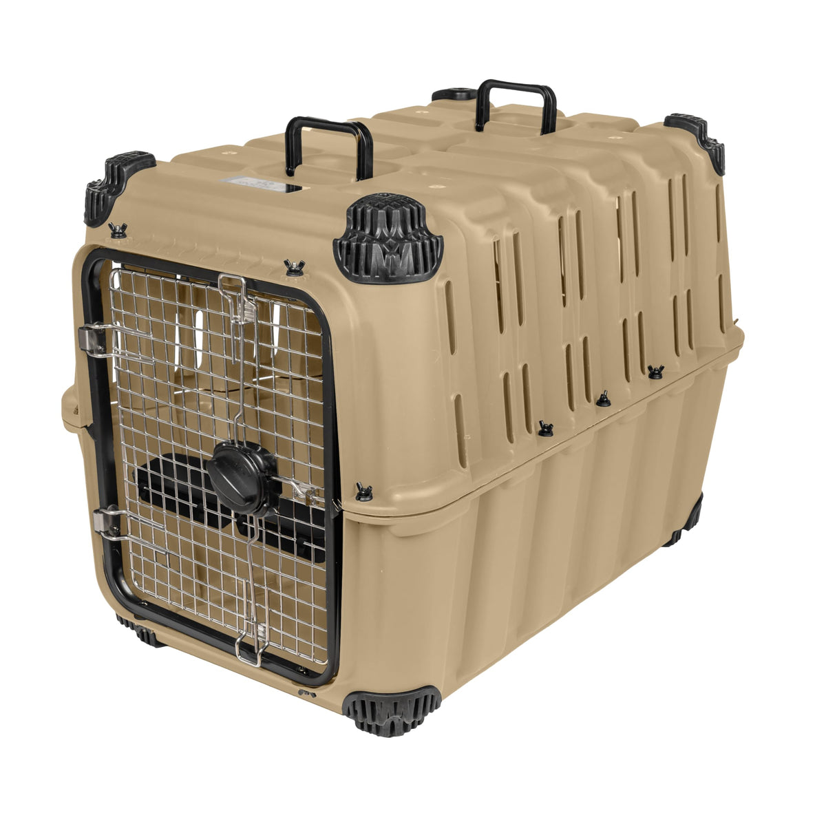 Mammoth Guardian Dog Kennel 36" Heavy Duty Travel & Outdoor Crate for Puppies, Small, Medium & Large Dogs, Secure 3 Bolt Lock, Adventure Ready for Hunting, Camping & Offroad – Gunmetal Gray