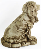 Dog Statue Cocker Spaniel Outdoor Garden Statues Puppy Cement Dog Figure Doggy Sculpture
