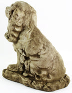 Dog Statue Cocker Spaniel Outdoor Garden Statues Puppy Cement Dog Figure Doggy Sculpture