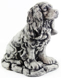 Dog Statue Cocker Spaniel Garden Statue Puppy Outdoor Cement Dog Figure Doggy Sculpture