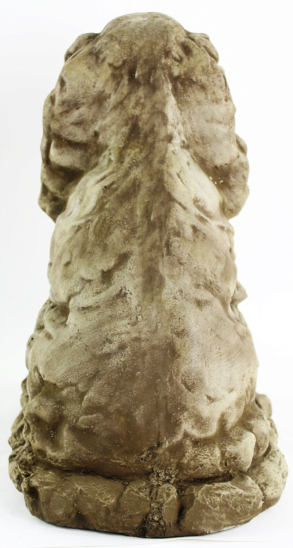 Dog Statue Cocker Spaniel Outdoor Garden Statues Puppy Cement Dog Figure Doggy Sculpture