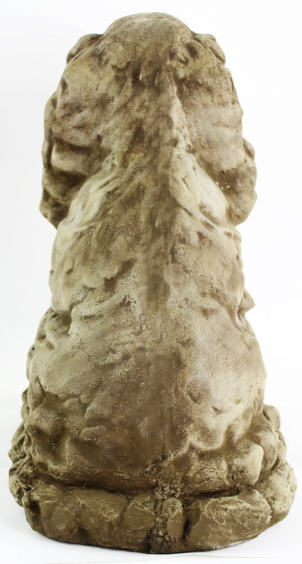 Dog Statue Cocker Spaniel Outdoor Garden Statues Puppy Cement Dog Figure Doggy Sculpture
